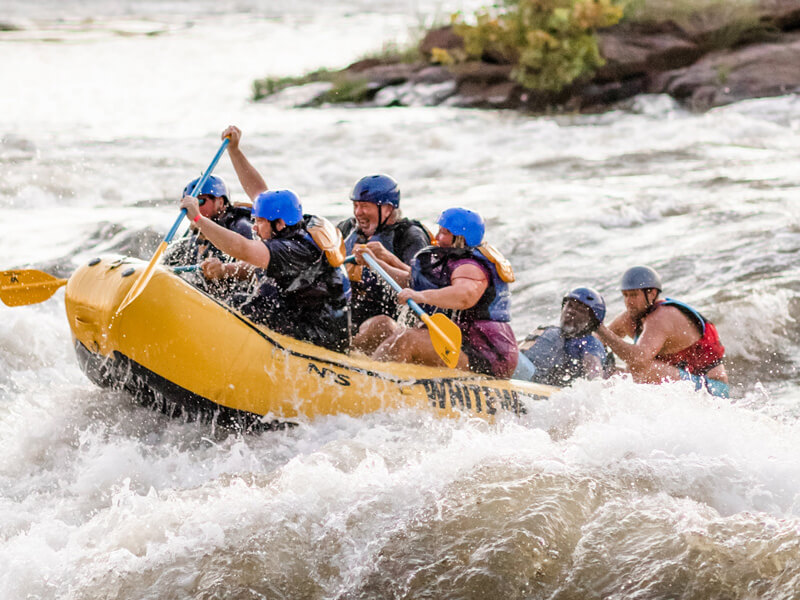 Whitewater rafting in the Smoky Mountains