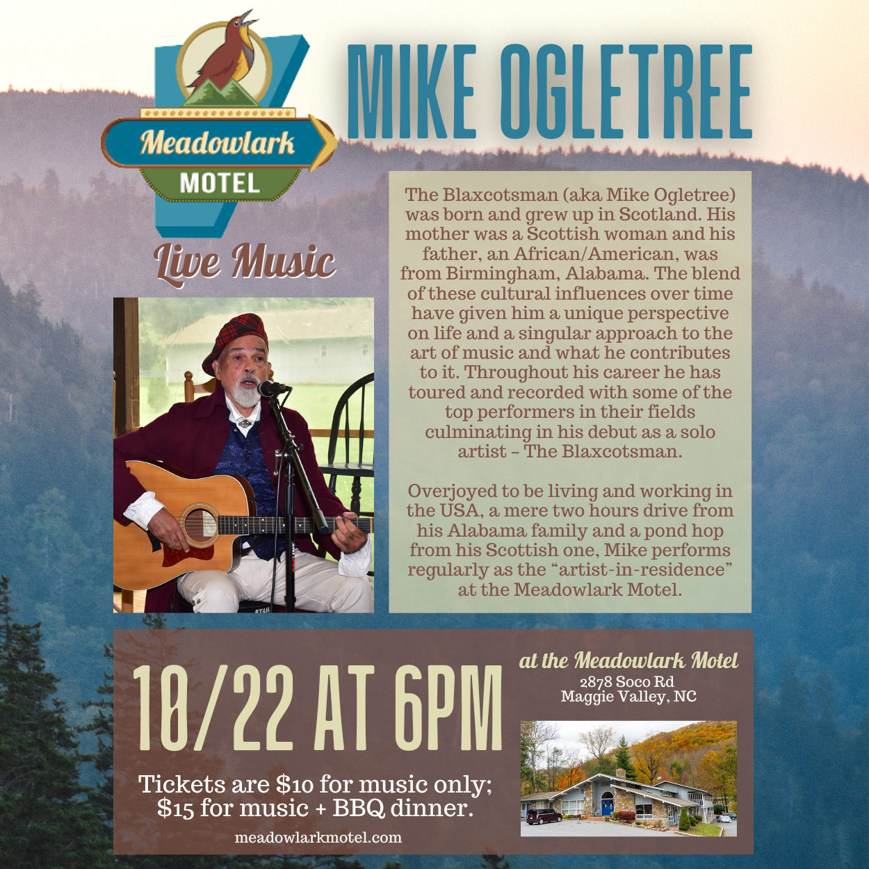 The Blaxcotsman aka Mike Ogletree Smokies Adventure